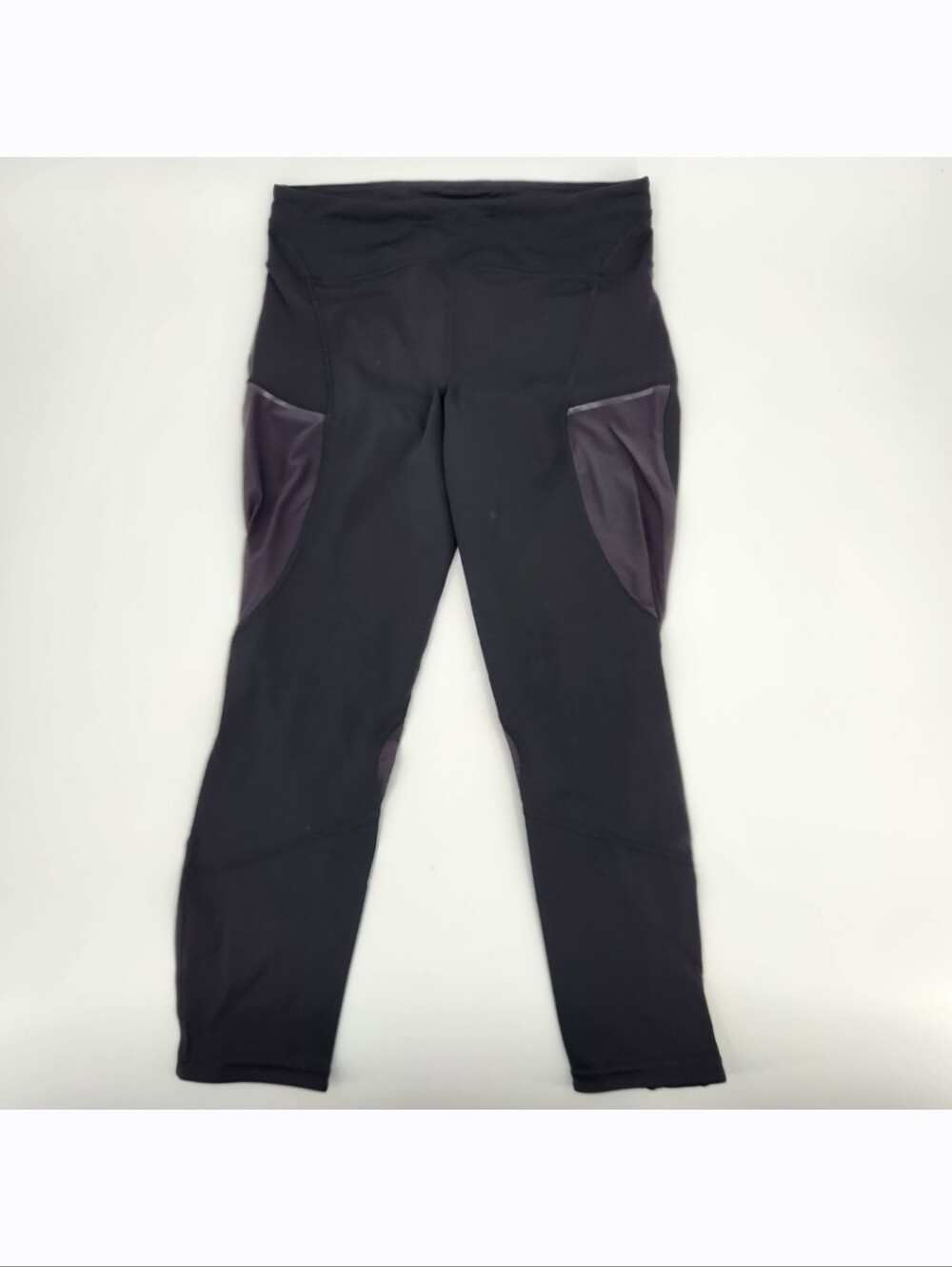 Lululemon Fast And Free High Rise Tight 25" 5 Pkt Womens Size 12 Black Mesh